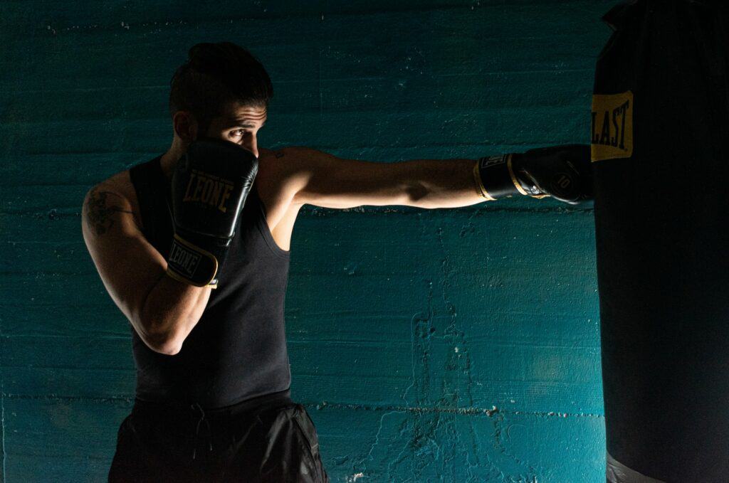 Boxing Training at gym
